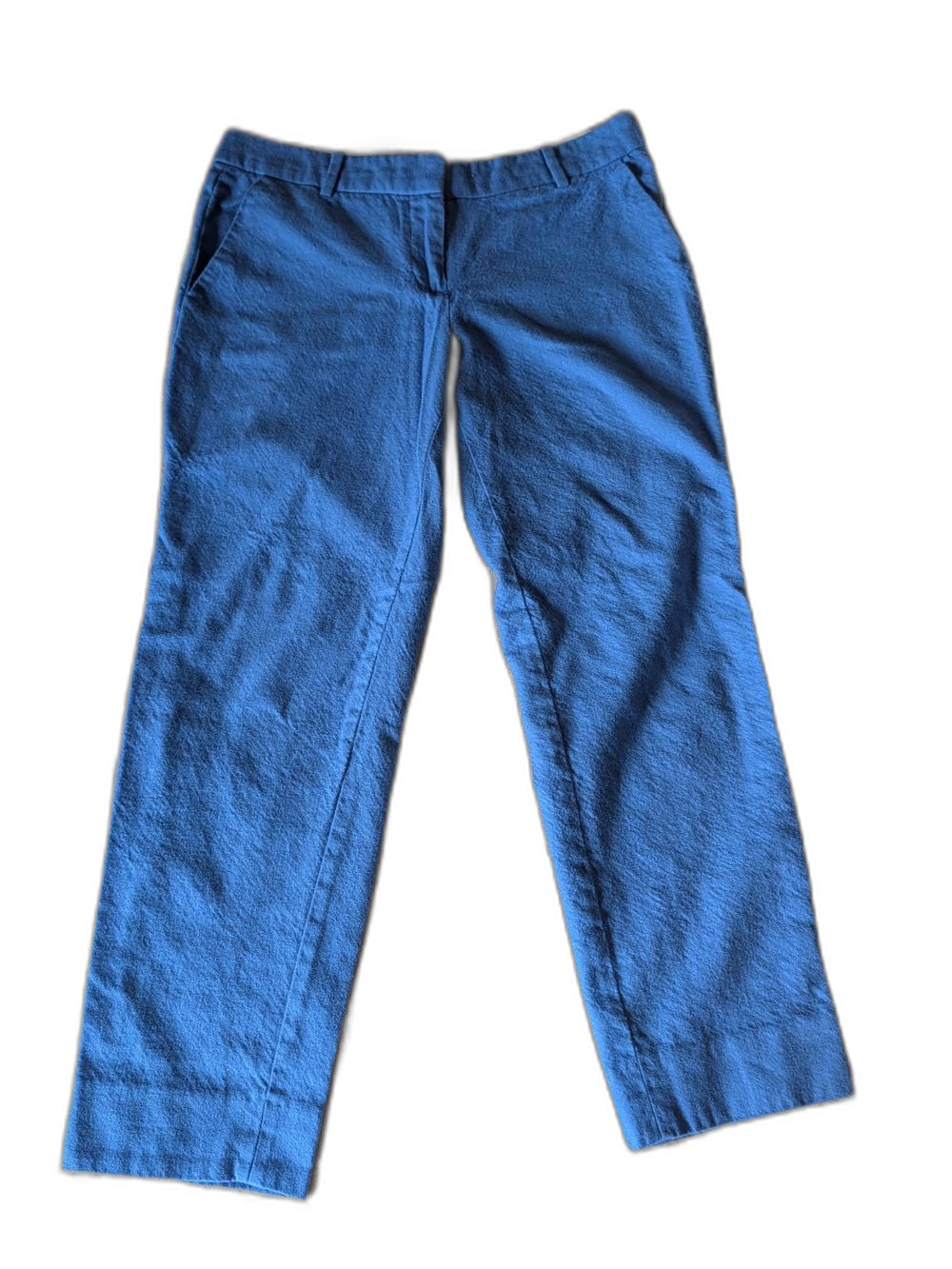 J. Crew Cobalt Cropped Ankle Wool Pants